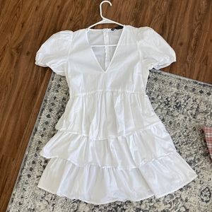 Zara White Dress